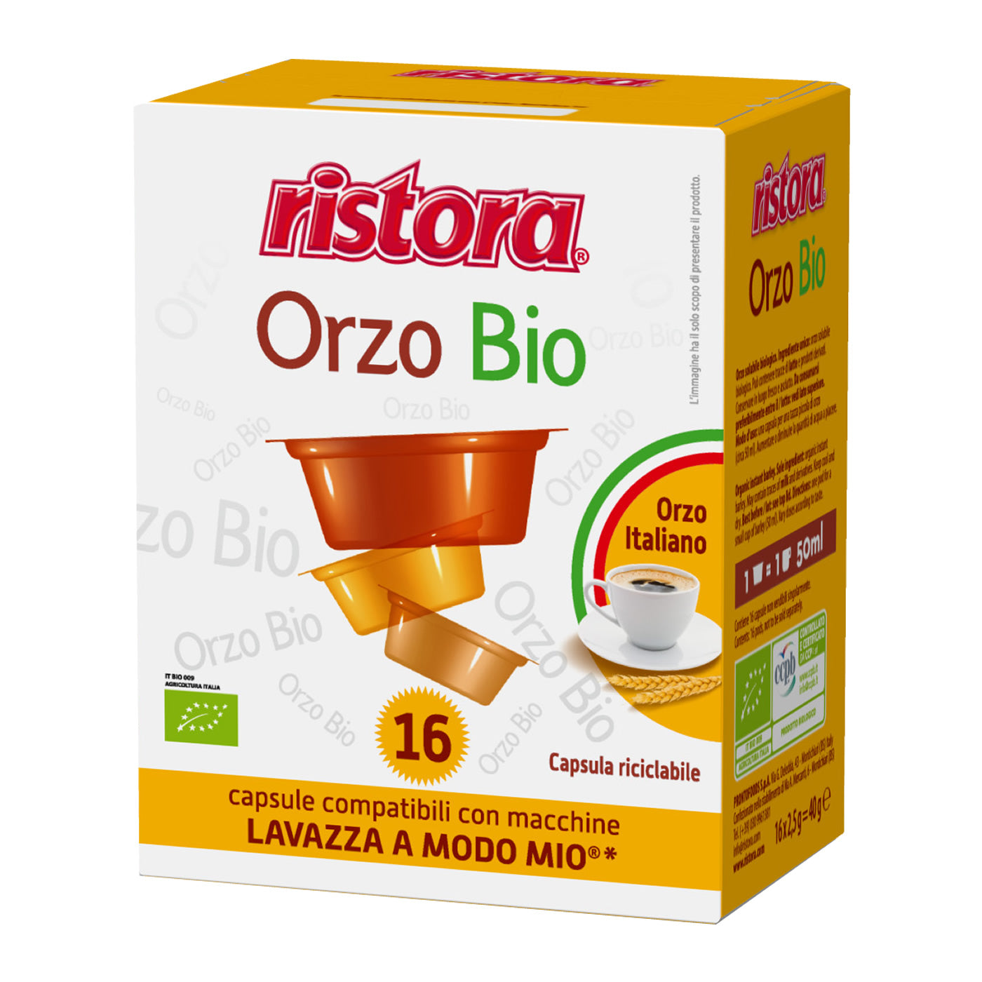 Orzo Solubile Capsule Compatibili Lavazza A Modo Mio