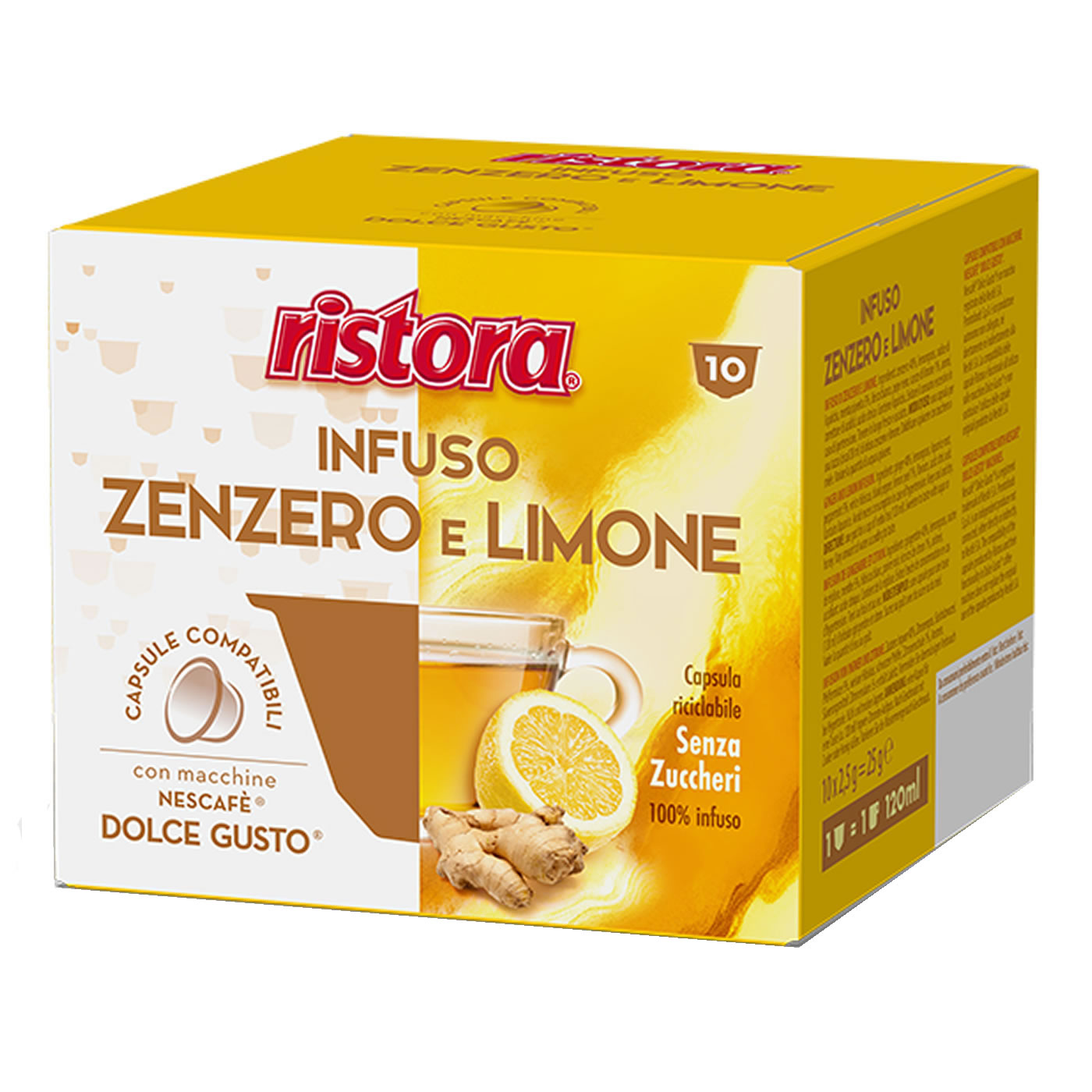 Infused Ginger Lemon Nescafè Dolce Gusto Compatible Capsules