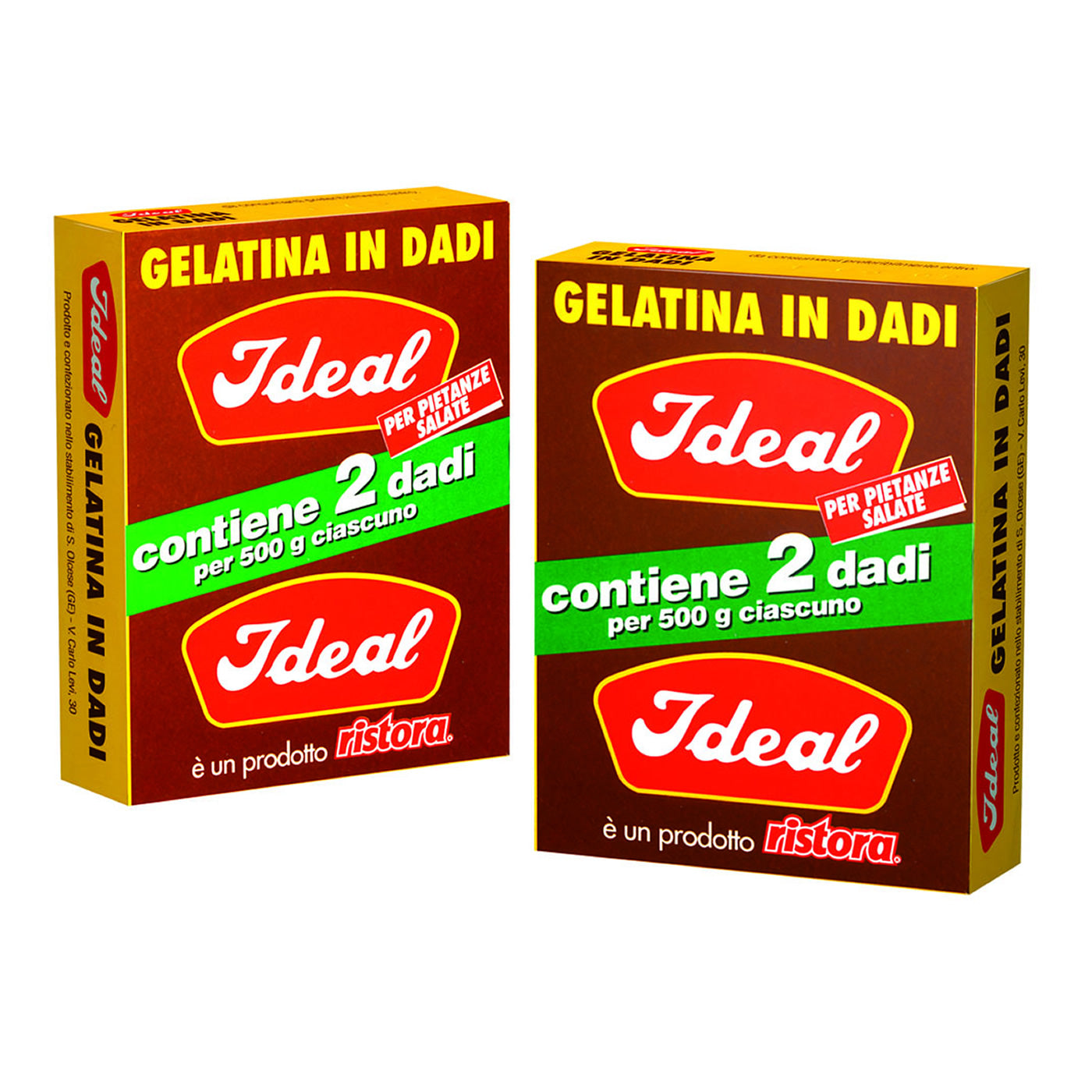 Gelatina in Dadi Ideal 2 dadi astuccio