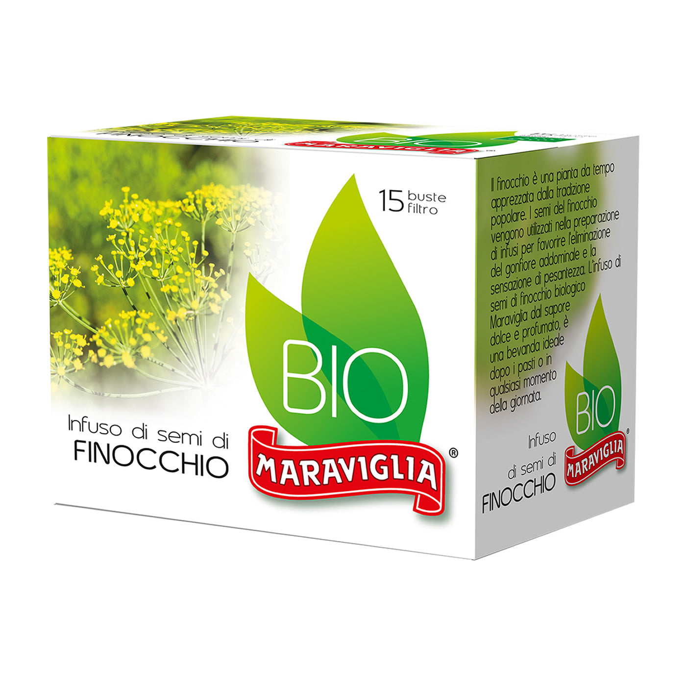 Infuso Semi di Finocchio Bio 15 filtri