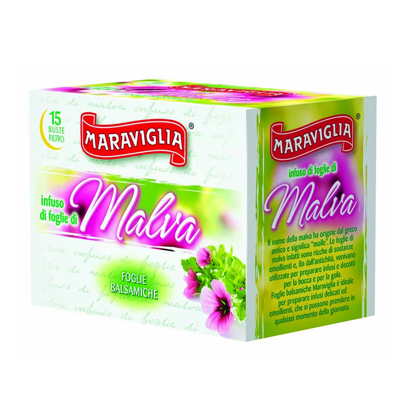 Infuso di Foglie di Malva 15 filtri