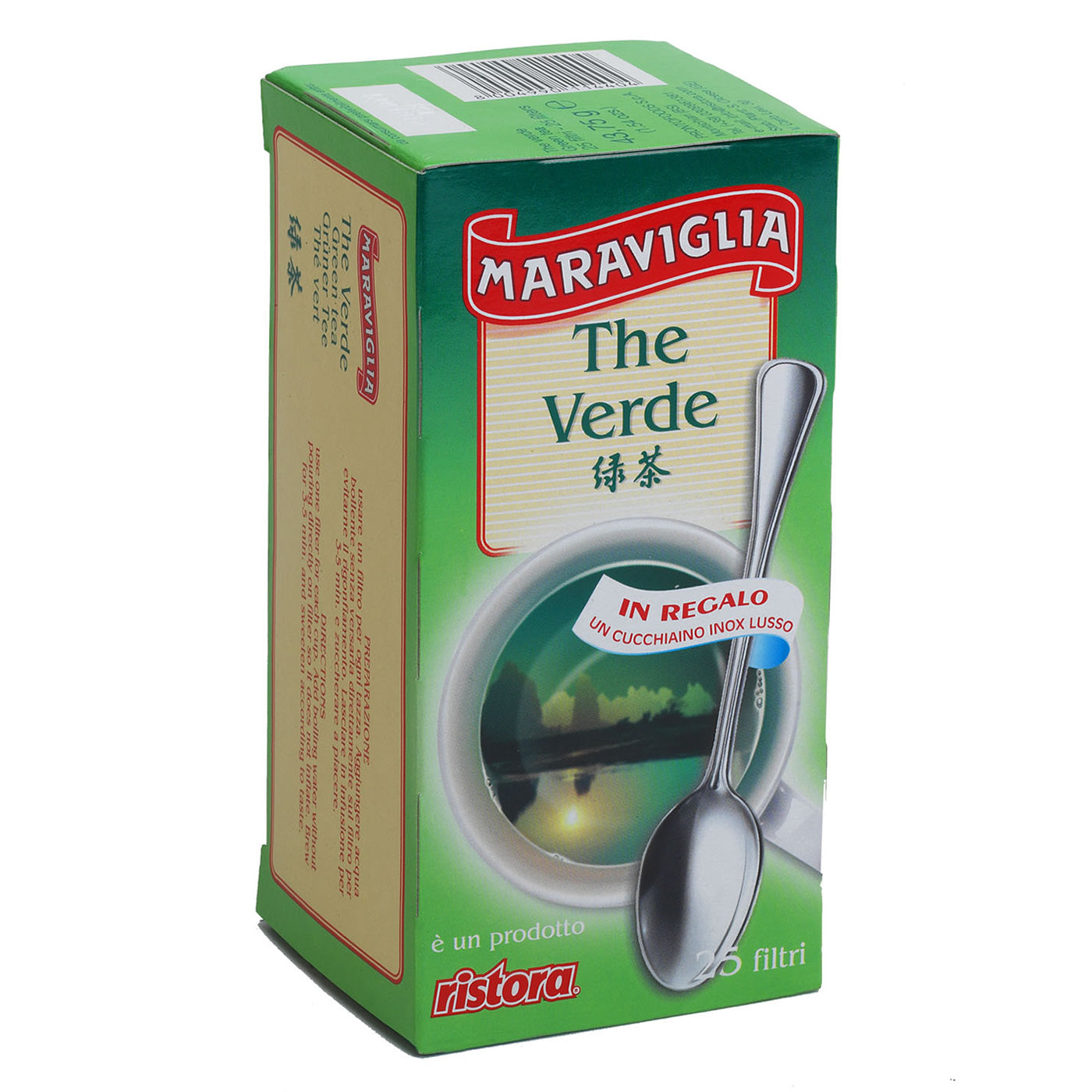 The Verde 25 Filtri + Cucchiaino