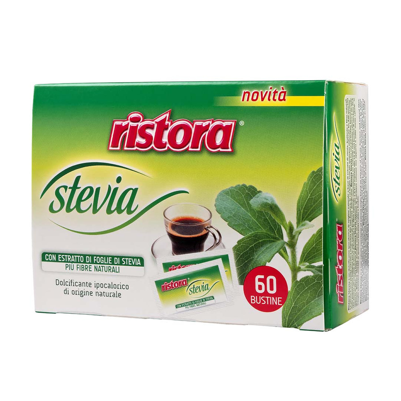Dolcificante Stevia 60 bustine astuccio