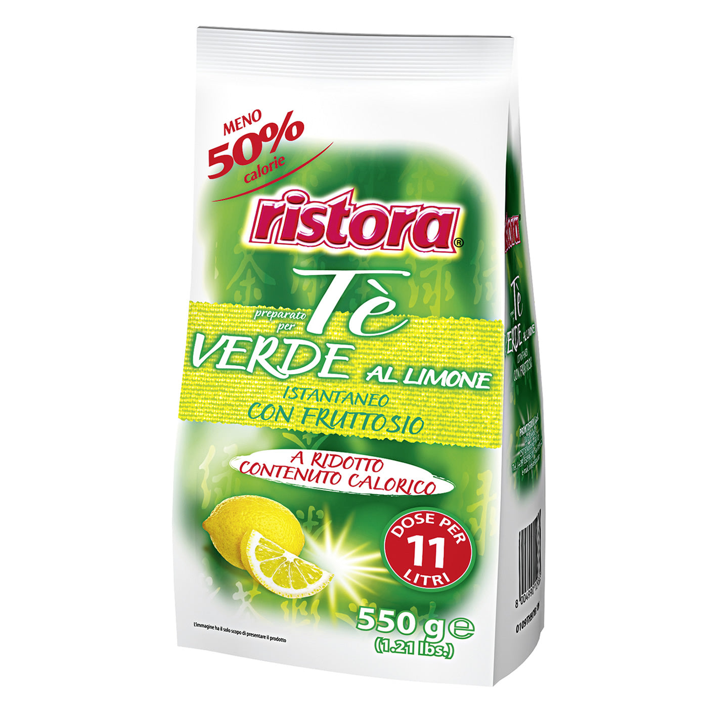 Tè Verde Istantaneo Limone a Ridotto Contenuto Calorico