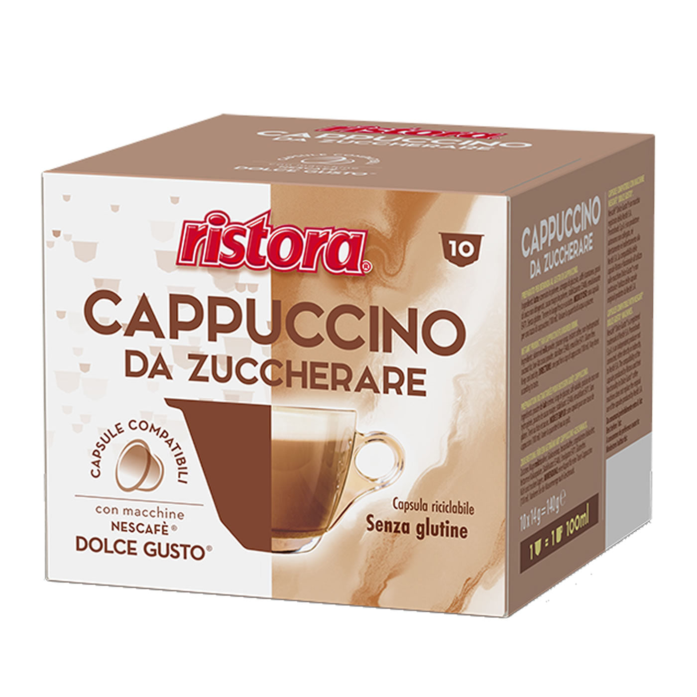 Cappuccino da Zuccherare Capsule Compatibili Nescafè Dolce Gusto