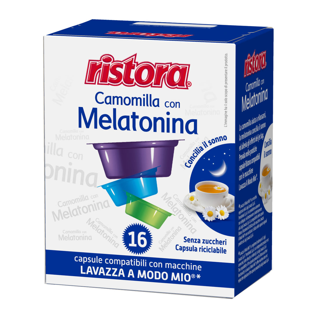 Chamomile with Melatonin Lavazza A Modo Mio Compatible Capsules