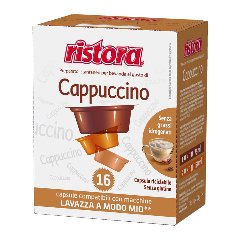 Cappuccino Capsule Compatibili Lavazza A Modo Mio Ristora Bevande Istantanee