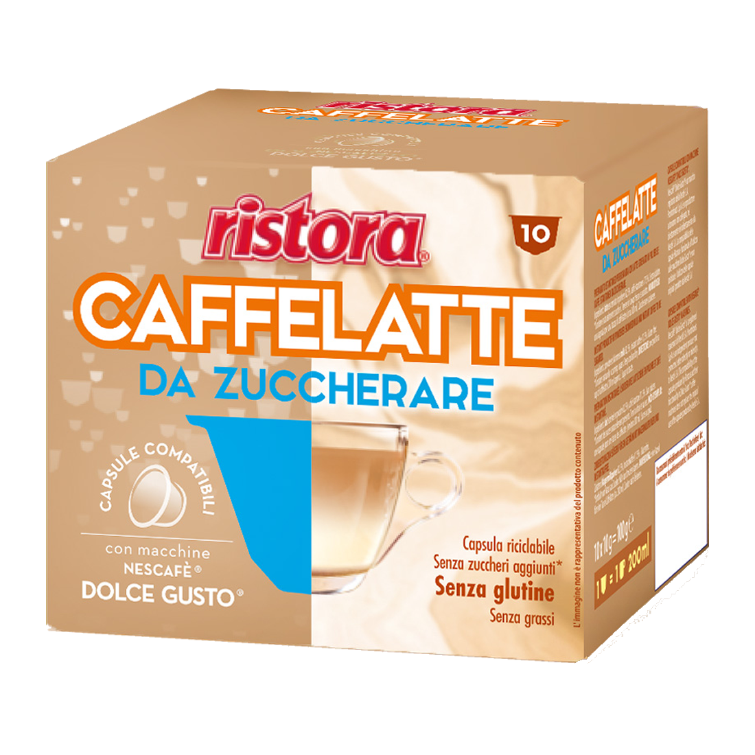 Sweeten to Taste Caffelatte Nescafè Dolce Gusto Compatible Capsules