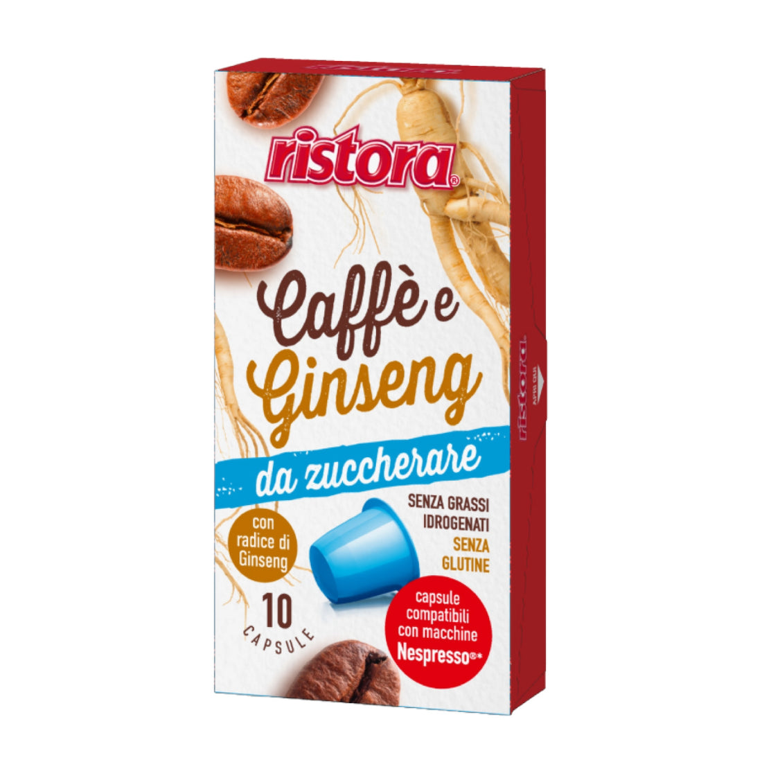 Caffè e Ginseng da Zuccherare Capsule Compatibili Nespresso