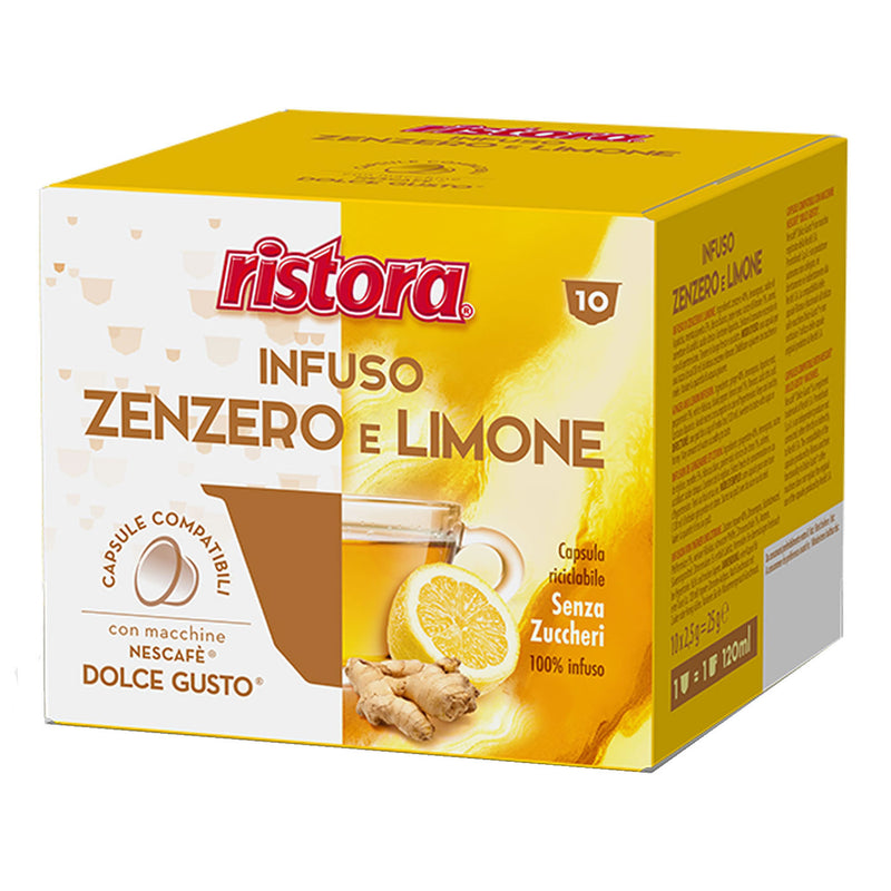 Infuso Zenzero e Limone Capsule Compatibili Nescafè Dolce Gusto