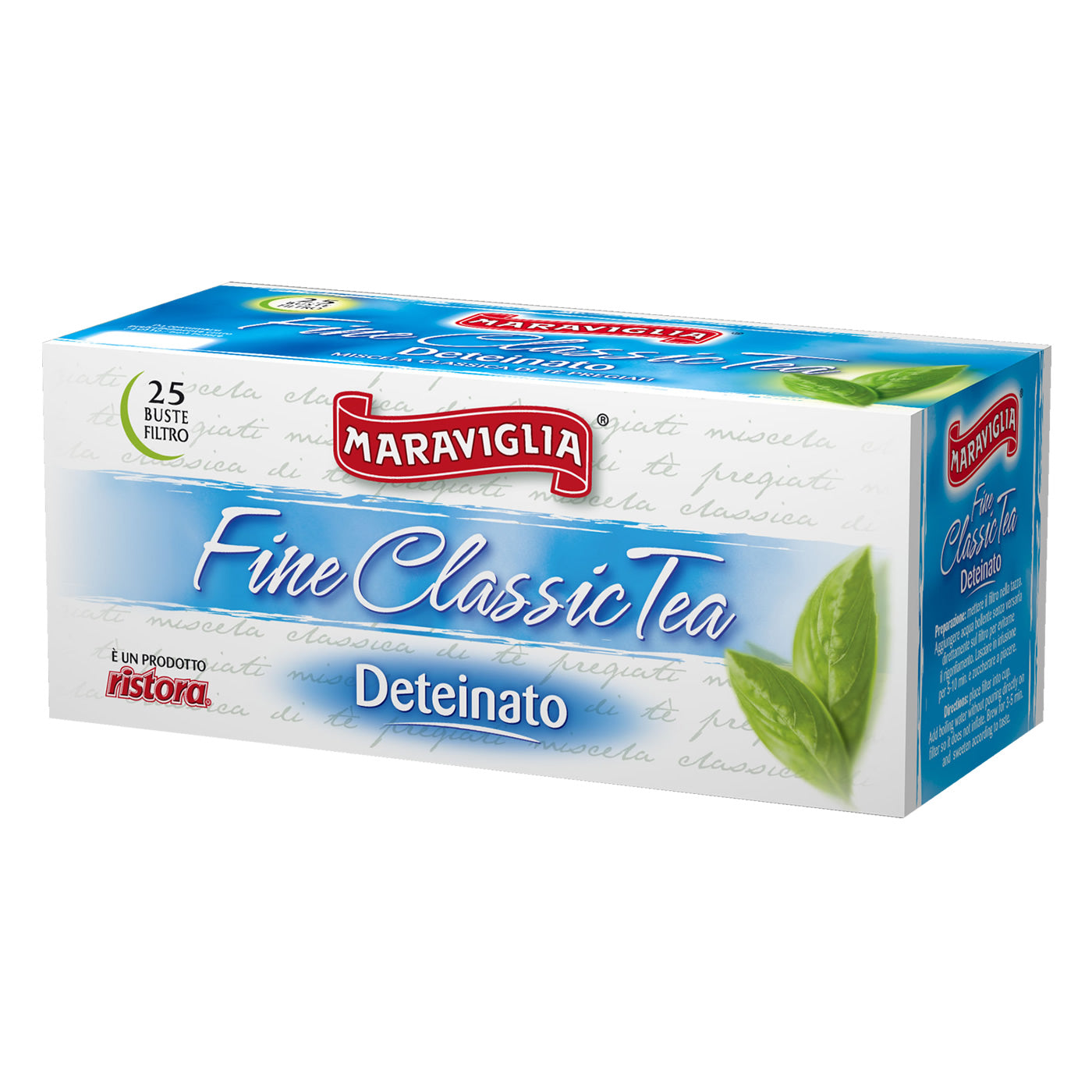 Fine Classic Tea Deteinato 25 Filtri