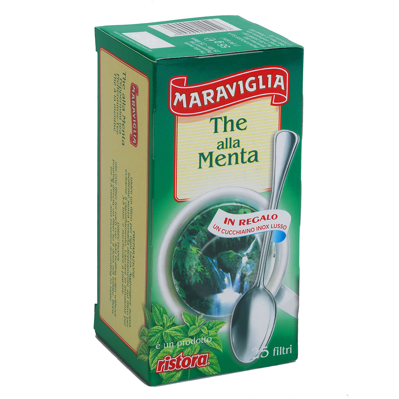 Peppermint Tea 25 Filters + Gift Teaspoon