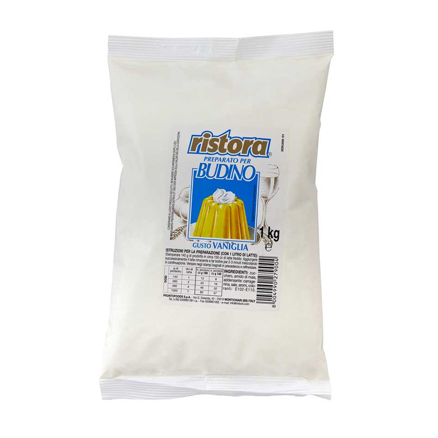 Preparato per Budino Vaniglia &quot;Oro&quot; sacchetto