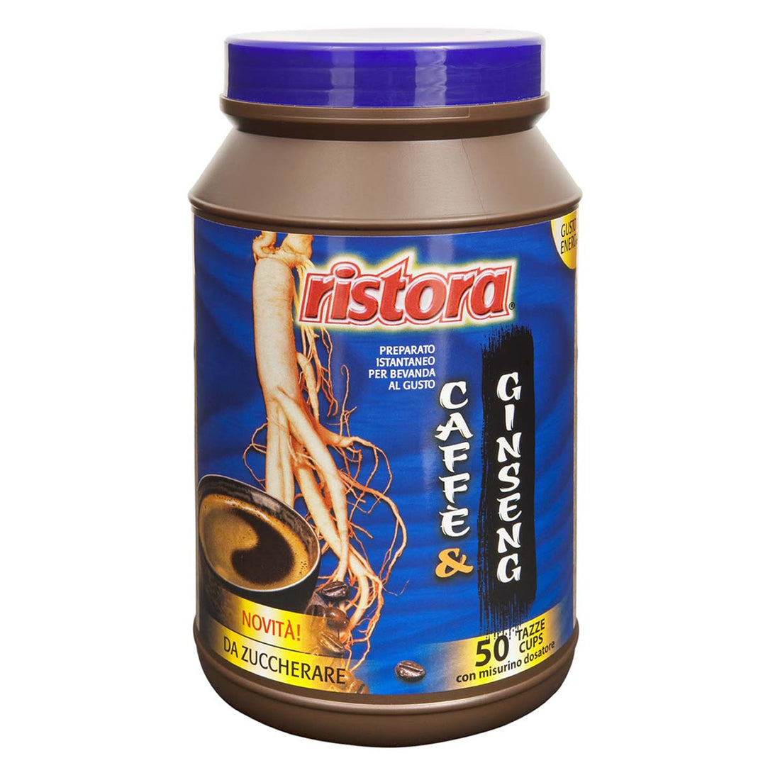 Caffè Istantaneo al Ginseng da Zuccherare 50 dosi + dosatore